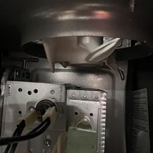 microwave cooling fan removal